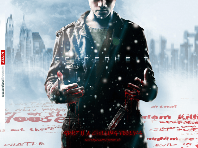 Indigo Prophecy title screen for Xbox